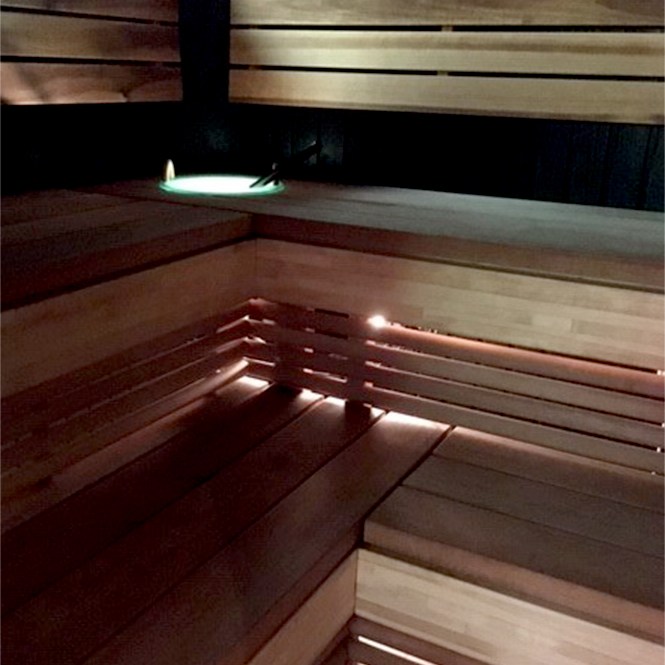 Kuva samasta saunasta toisesta suunnasta